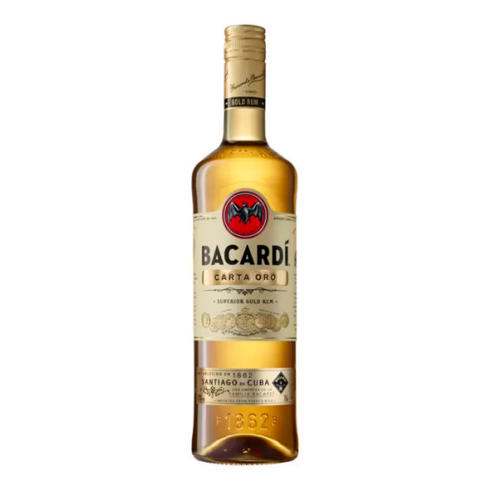 bacardigold bacardi carta oro gold rum 700ml