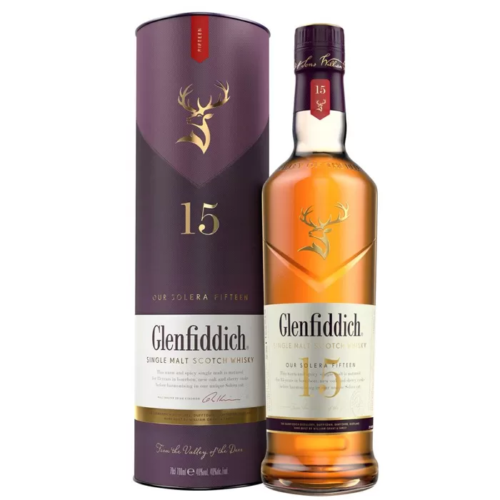 glenfiddich 15 year old single malt scotch whisky 1L