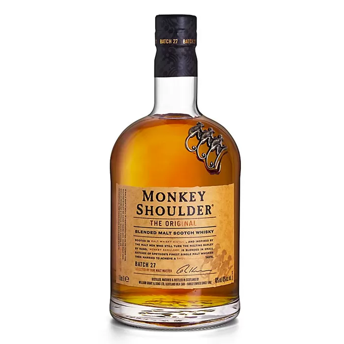 monkeyshoulder monkey shoulder blended malt scotch whisky batch 1l