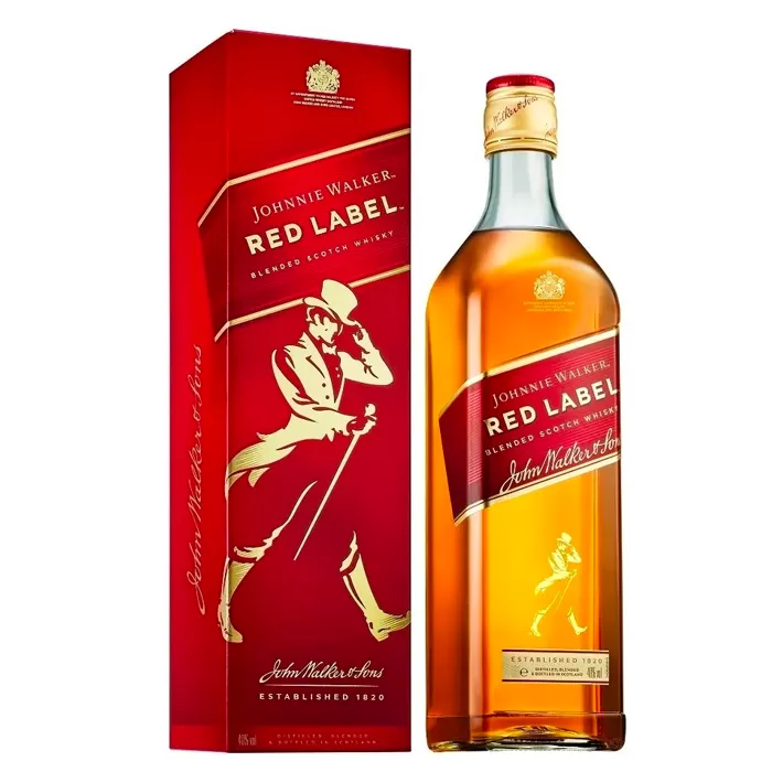 redlabel johnnie walker red label blended scotch whisky 1l