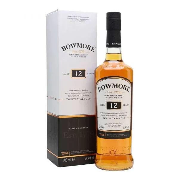 bowmore 12 year old single malt scotch whisky 700ml