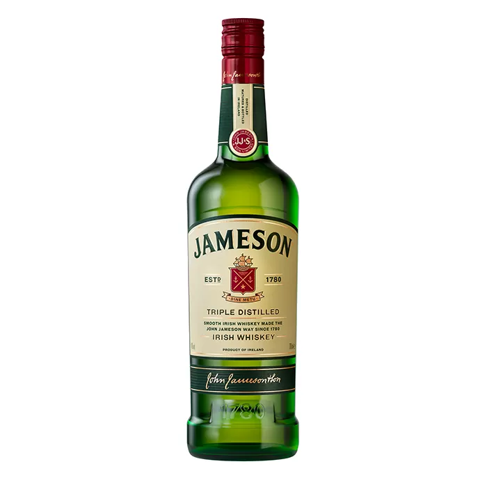 jameson triple distilled irish whiskey 700ml