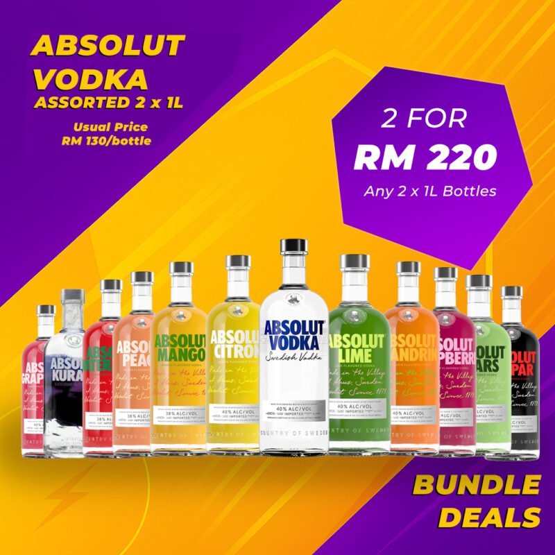 Absolut Bundle (2x1L)