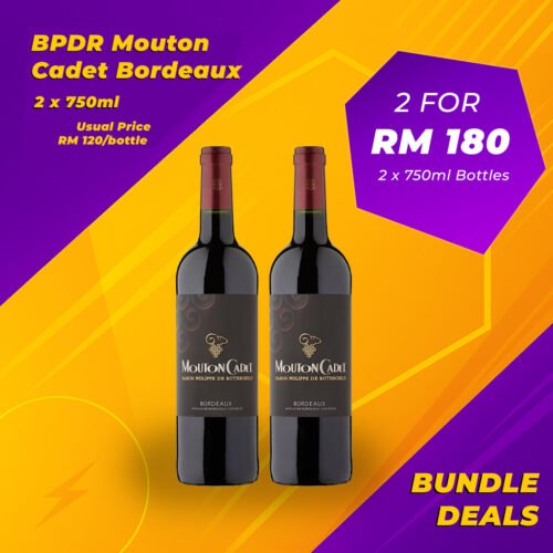 BPDR Mouton Cadet Bordeaux Bundle (2 x 750ml)