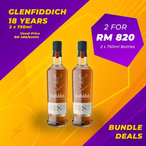 glenfiddich_18_years_bundle copy Glenfiddich 18 Years Bundle (2 x 750ml)