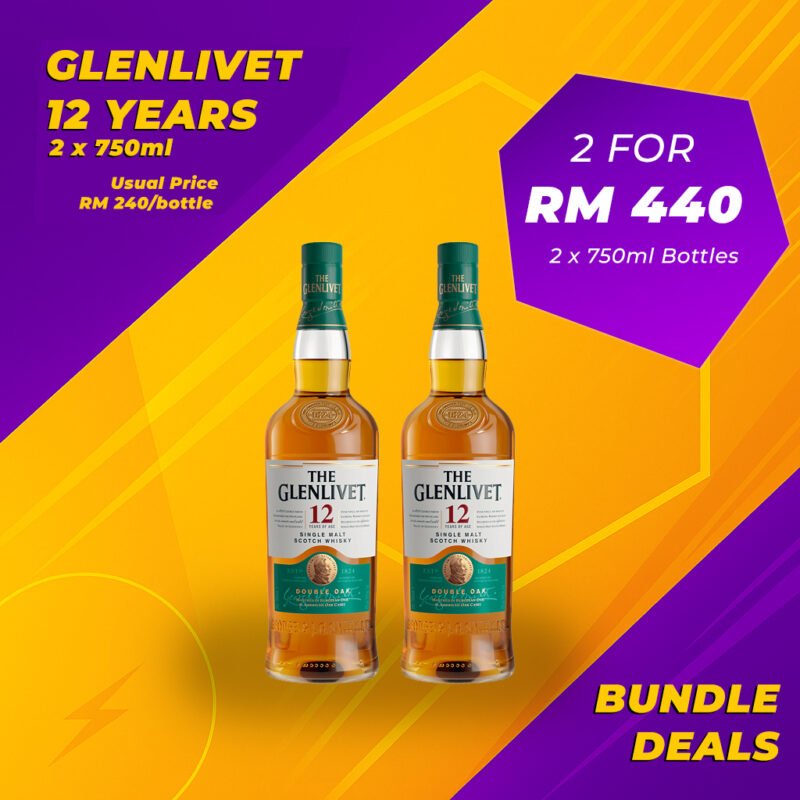 The Glenlivet 12 Years Bundle (2 x 750ml)