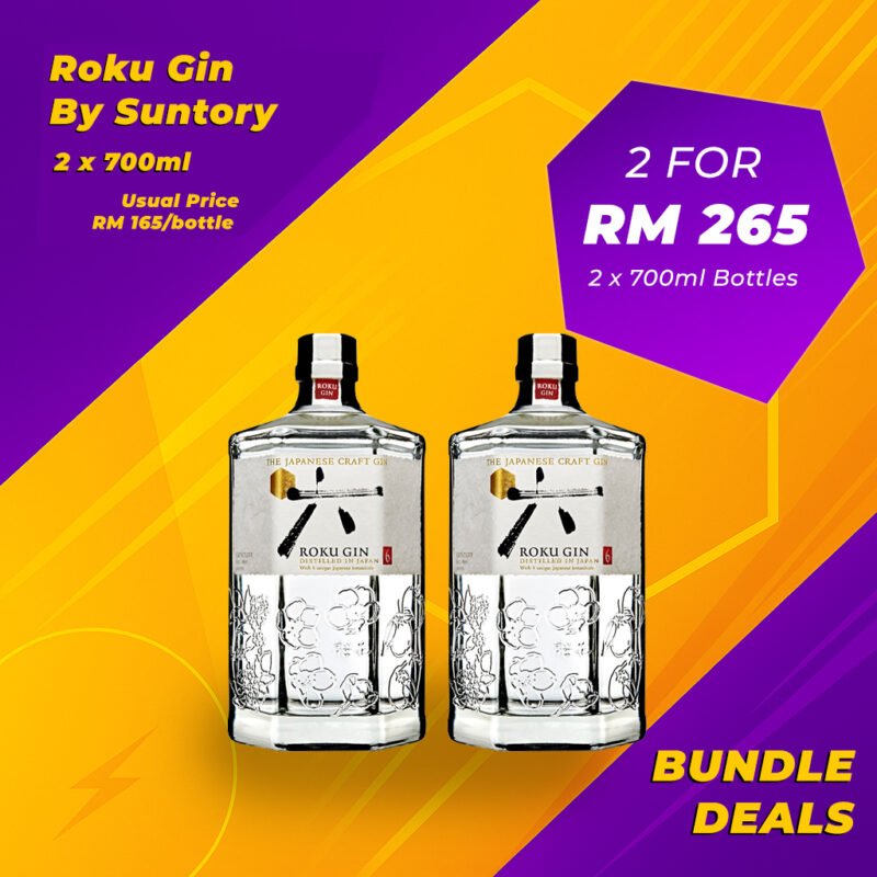 Roku Gin Bundle (2 x 700ml)