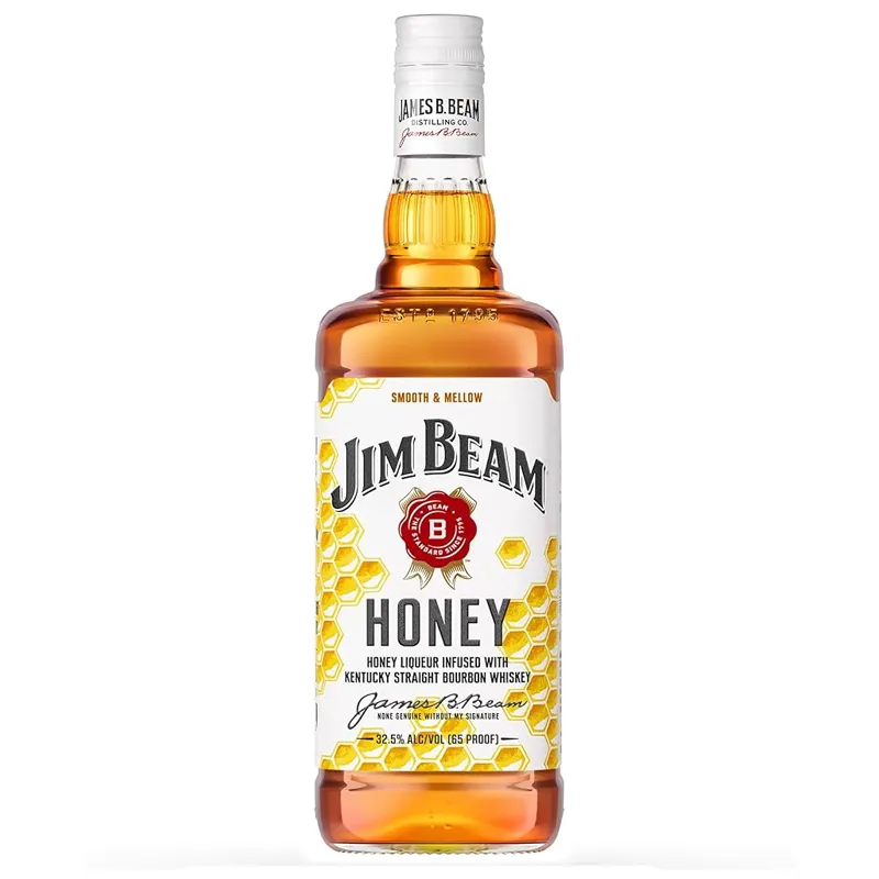 Jim Beam Honey 1L Flavoured Bourbon Bottle